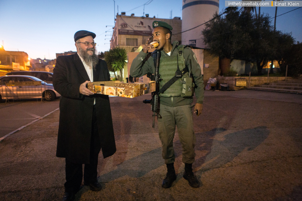 Hanukkah celebration in Hebron, antient Judean Capital and one of the most important cities for Jews.