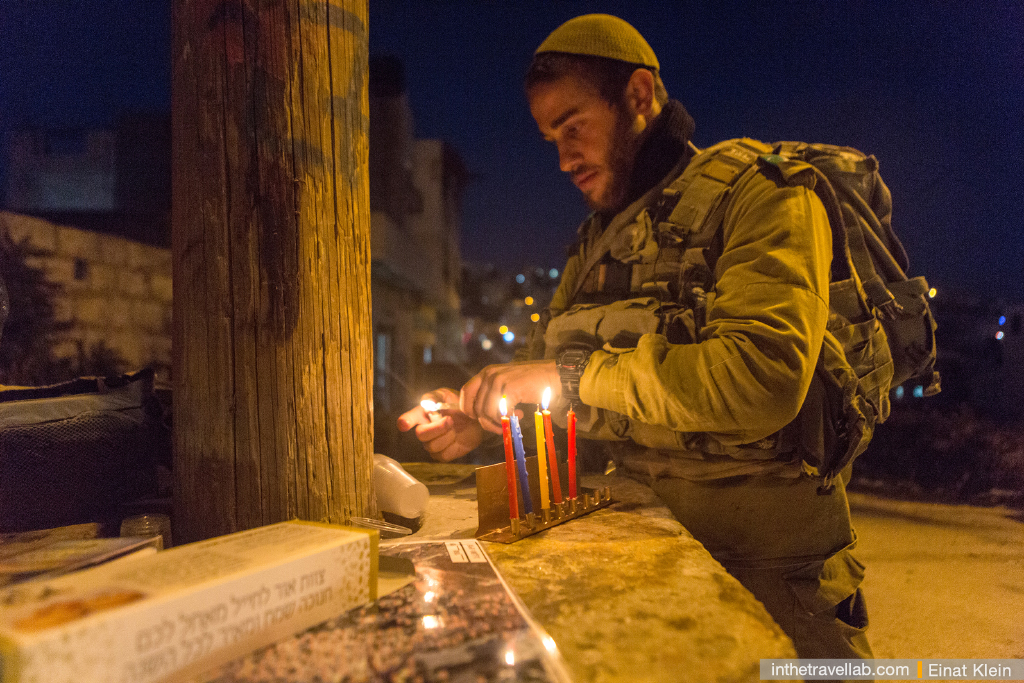 Hanukkah celebration in Hebron, antient Judean Capital and one of the most important cities for Jews.